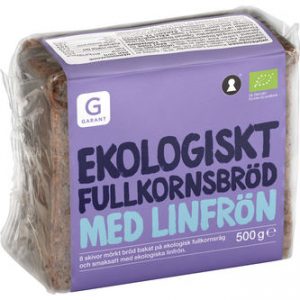 Fullkornsbröd Ekologiska Varor med Linfrö - Garant Eko 500g