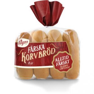 Korvbröd 8-pack - Pågen 336g
