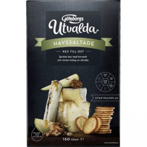 Utvalda Havssaltade Kex - Göteborgs 150g